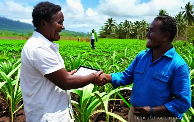 솔로몬 제도 NGO 활동 - **Prompt 1: "A solemn yet resilient Solomon Islander family stands on an elevated patch of dry land,...